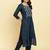 Floral Embroidered Beads & Stones Kurta With Trousers & Dupatta