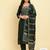 Floral Embroidered Beads & Stones Kurta With Trousers & Dupatta