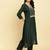 Floral Embroidered Beads & Stones Kurta With Trousers & Dupatta
