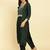 Floral Embroidered Beads & Stones Kurta With Trousers & Dupatta