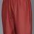 Women Rust Yoke Design Zari Kurta with Trousers & Dupatta