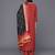Women Rust Yoke Design Zari Kurta with Trousers & Dupatta