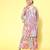 Women Printed Angrakha Kurta with Palazzos