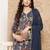 Women Floral Printed Sequinned Pure Cotton Kurta with Trousers & With Dupatta