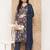 Women Floral Printed Sequinned Pure Cotton Kurta with Trousers & With Dupatta