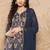 Women Floral Printed Sequinned Pure Cotton Kurta with Trousers & With Dupatta