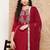 Women Ethnic Motifs Embroidered Sequinned Kurta with Trousers & With Dupatta
