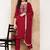 Women Ethnic Motifs Embroidered Sequinned Kurta with Trousers & With Dupatta