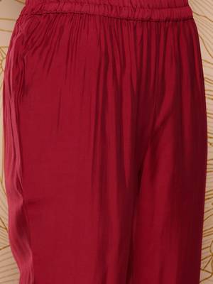 Women Ethnic Motifs Embroidered Sequinned Kurta with Trousers & With Dupatta 7