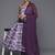 Printed Chanderi Silk Kurta with Trousers & Dupatta