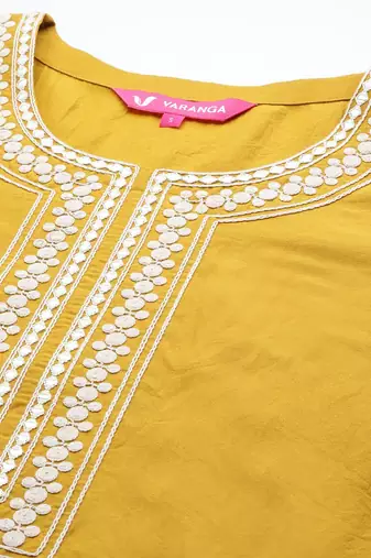 Women Ethnic Motifs Embroidered Thread Work Kurta with Trousers & With Dupatta