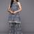 Leheriya Dyed Gotta Patti Kurti With Sharara