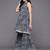 Leheriya Dyed Gotta Patti Kurti With Sharara