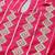 Striped Thread Work Chanderi Silk Kaftan Kurta with Trousers