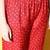 Women Red Leheriya Embroidered Empire Kurta with Trousers & With Dupatta