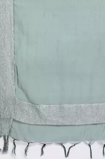 Women Green Ethnic Motifs Embroidered Kurta with Trousers & With Dupatta