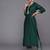 Women Green Ethnic Motifs Embroidered Kurta with Trousers & With Dupatta