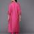 Women Pink Bandhani Printed Sequinned Kurta with Trousers