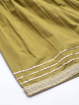 Women Yellow Striped Mukaish Kurta with Sharara & With Dupatta 8