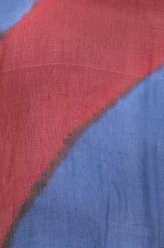 Women Blue Ethnic Motifs Printed Angrakha Gotta Patti Kurta with Trousers & With Dupatta