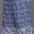 Women Blue Floral Printed Gotta Patti Pure Cotton Kurta with Sharara