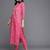 Women Pink Bandhani Printed Gotta Patti Pure Cotton Kurta with Trousers & With Dupatta