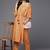 Women Mustard Yellow & Pink Ethnic Motifs Printed Pure Cotton Kurta with Trousers