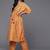 Women Mustard Yellow & Pink Ethnic Motifs Printed Pure Cotton Kurta with Trousers