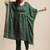 Green & Gold-Coloured Gotta Patti Kaftan Kurta With Trouser