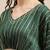 Green & Gold-Coloured Gotta Patti Kaftan Kurta With Trouser