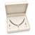 Pearl necklace & earrings set with ruby & emerald stones drop pearl pendant, cz star motif, matching earrings set.