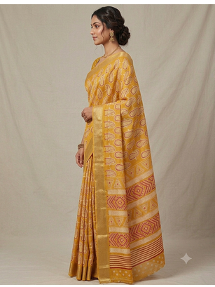 new desiger Cotton silk saree  2