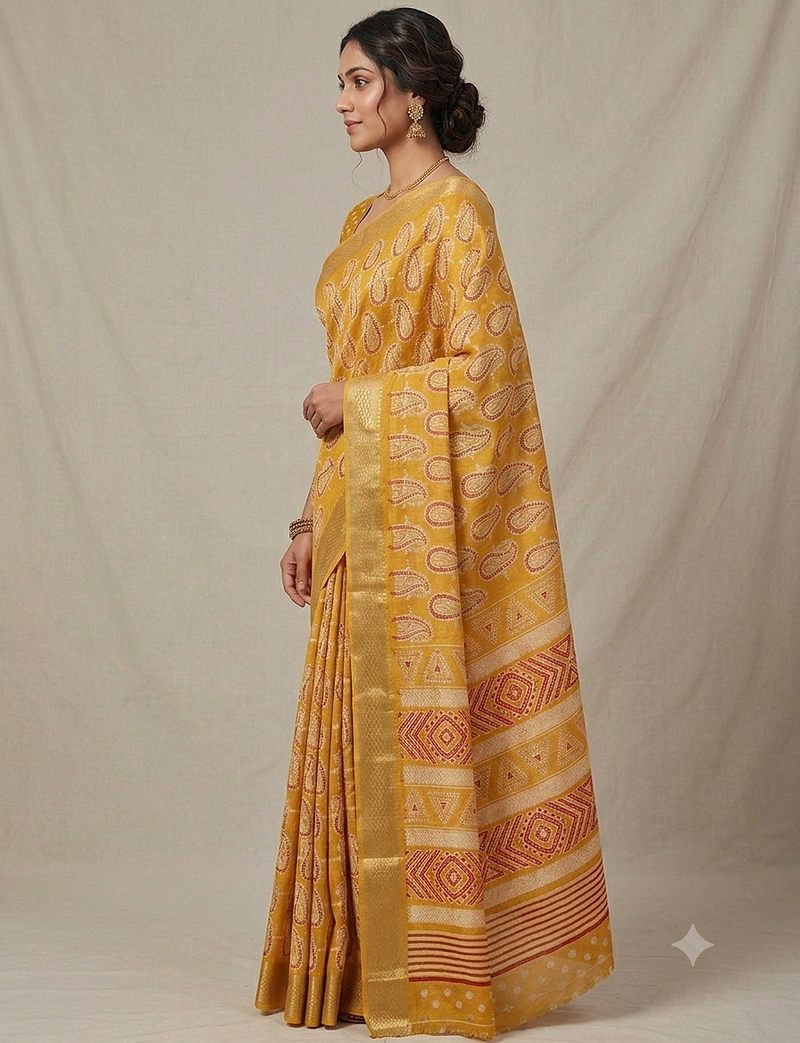 new desiger Cotton silk saree 