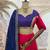 Rani Pink Color Embroidery work and Mirror work Cotton Navratri Lehnga Choli