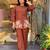 Floral Embroidered Pure Cotton Round Neck Co-Ord Set
