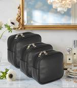 Makeup pouches coin purse cosmetic bag earring travel organizer for lipstick jewelry earphones & other items ( black)