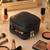 Makeup pouches coin purse cosmetic bag earring travel organizer for lipstick jewelry earphones & other items ( black)