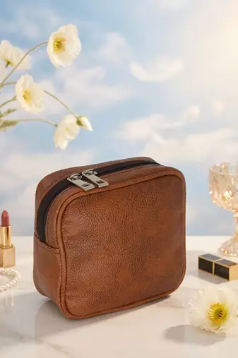Makeup pouches coin purse pocket cosmetic bag earring travel organizer for lipstick jewelry earphones & other items (ten