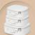 Makeup storage box travelling vanity cosmetic toiletry bag  jewellery case wardrobe organizer pouches set of 3 white