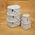 Makeup storage box travelling vanity cosmetic toiletry bag  jewellery case wardrobe organizer pouches set of 5 white