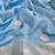 Sky-Blue Embroidery Floral Moti Beats Work And Gold Span (Organza) Fabric Saree With Unstitched Blouse 