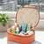 Makeup storage box travelling vanity cosmetic toiletry bag  jewellery case wardrobe organizer pouches set of 5 peach