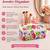 Makeup storage box traveling vanity cosmetic toiletry bag jewellery case wardrobe organizer pouches for women multicolor