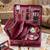 Makeup storage kit traveling vanity cosmetic toiletry bag jewellery case wardrobe organizer pouches for women purple