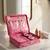 Makeup storage kit traveling vanity cosmetic toiletry bag jewellery case wardrobe organizer pouches for women pink