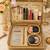 Makeup storage kit traveling vanity cosmetic toiletry bag jewellery case wardrobe organizer pouches for women gold