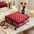 Makeup storage kit traveling vanity cosmetic toiletry bag jewellery case wardrobe organizer pouches for women maroon