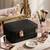 Cosmetic makeup kit storage toiletry travel accessories bag for jewellery vanity travel organizer adjustable black