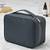 Cosmetic makeup kit storage toiletry travel accessories bag for jewellery vanity travel organizer adjustable grey