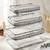 Makeup storage box traveling vanity cosmetic toiletry bag jewellery case wardrobe organizer pouches check print set 3